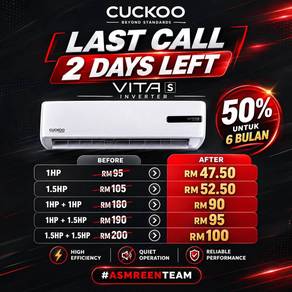Aircond Cuckoo Unit Promo Gthsd10