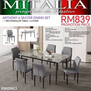 Meja Makan 6 Seater Murah | Quality Dining Table