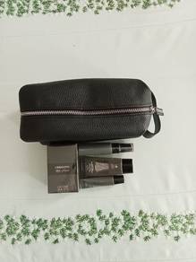 Black Aspinal of London toiletries bag 