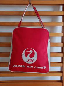 New old stock Japan Air Line JAL airline bag, 1970