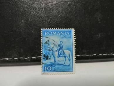 1932 Romania Stamp King Carol II on horse
