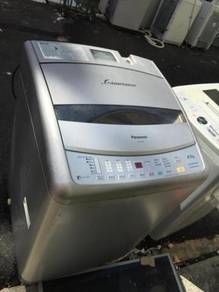 8kg Panasonic Automatic Mesin Basuh Auto Recond