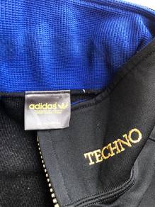 Vintage Adidas Techno soccer club trainer jacket