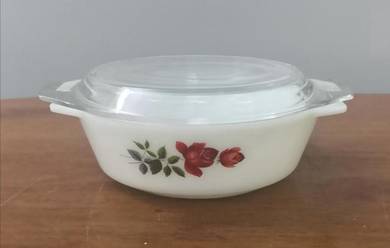 Mangkuk pyrex june rose bowl 6 inches
