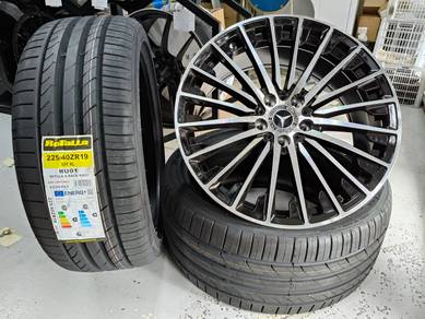 Mercedes W206 W205 W204 19" Rim + Tayar Baru R129