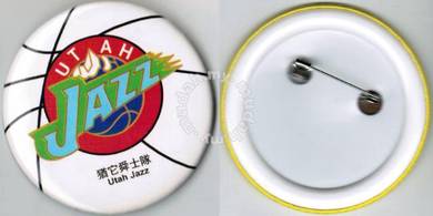 NBA Basketball Utah Jazz Button Badge 58mm