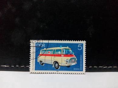 1982 Germany Stamp, ambulance