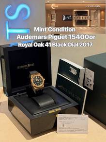 AP Royal Oak 41mm Automatic RoseGold 15400OR Black