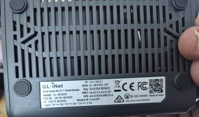 GL.iNet Slate 7 GL-BE3600 Portable WiFi 7 Dual Ban