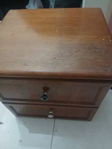 2 tier solid wood drawers