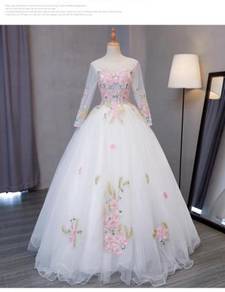 White Wedding Bridal Ball Prom Dress RBMWD0112
