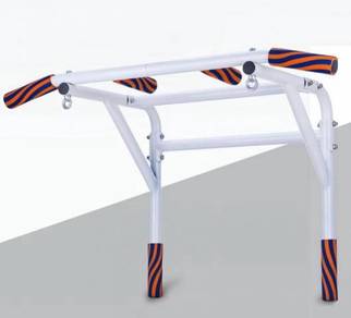 Horizontal Iron Bar Pull-Ups Fitness Exercise Gym