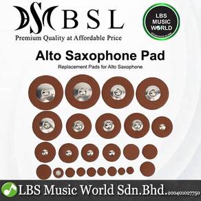 BSL Saxophone Pad 25 Pieces Replacement for Alto S