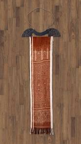 Iban Dayak Ceremonial Ikat With Belian Wood Hanger