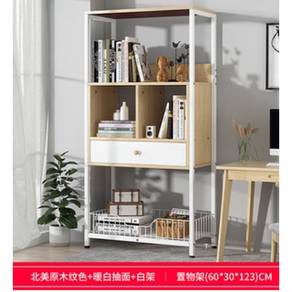 WHITE Storage Rack Big Cabinet Shelf Book Shelves