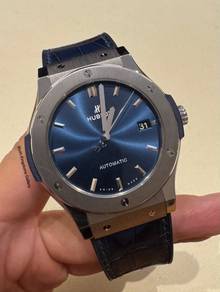 Hublot Classic Fusion Titanium Blue Dial 45mm