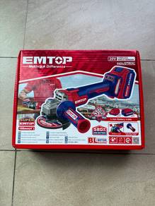 EMTOP 20V Cordless Angle Grinder - Brand New Set