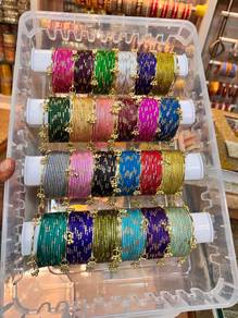 New Glithers Shimmer Kashmiri Bangles set