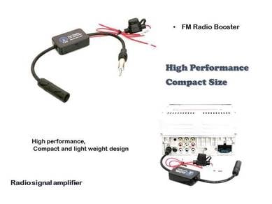 CAR RADIO FM BOOSTER FM Radio signal amplifier
