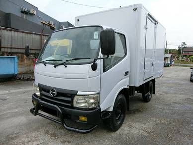 Hino WU302 Aluminium Box Bonded 10ft Green Enjin