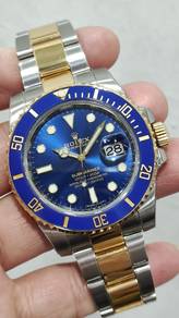 Rolex Sub Date Blue 116613LB protector film apply 
