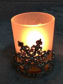 Sparkling Pearl Studded Tealight Holders