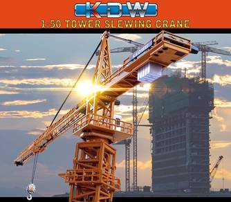 KDW 1:50 Heavy Duty Top Slewing Tower Crane