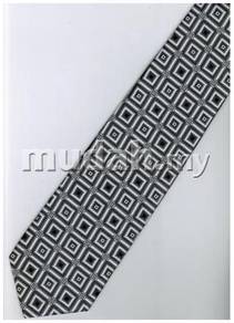 ES7 Silver Box Quality Striped Formal Neck Tie
