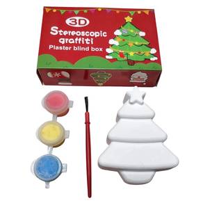 Christmas Tree 3D Stereoscopic Graffiti Plaster Bl