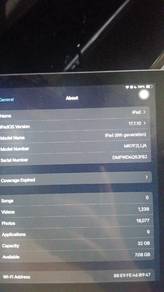 Ipad 6th generation 32 gb