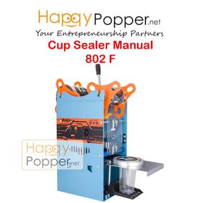 Commercial Cup Sealer Seal Sealing Machine Manual