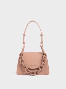 CHARLES & KEITH Chunky Chain Link Shoulder Bag