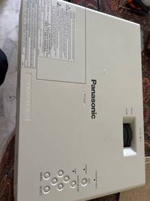 Panasonic projector with projector screen