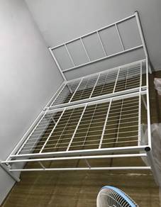 Queen Metal Bed frame, Divan, Rangka Katil Besi