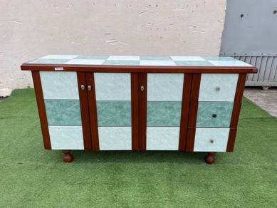 YE84F Almari Dapur 5' Tiles Top Kitchen Cabinet