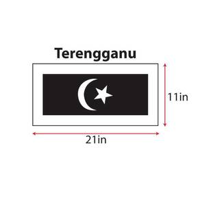 Bendera Terengganu (11" x 21")