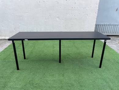 YE52C Meja IKEA LINNMON ADILS 200x60cm Table Black