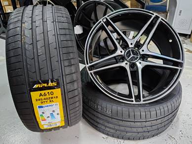 Mercedes W206 W205 W204 18" Rim Tayar Baru R142