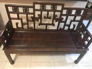 Solid 中国酸枝木 Bench (Rosewood) – Heavy & Durable