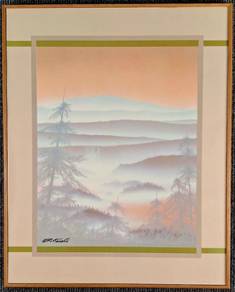 Silkscreen Preproduction Print - Waves of Mountain