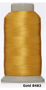 Gold 8482 Embroidery Machine Thread Benang Sulam