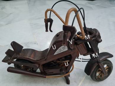 Motorbike Wooden craft model