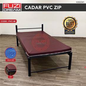 Cadar PVC WATERPROOF ZIP SIZE SINGLE 4inch Black