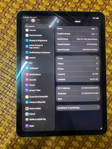 Ipad air Gen 4