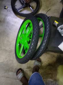 rim dan tayar baru jual
