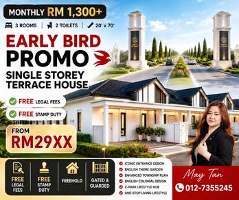 1-storey Terraced House in Kluang,JHR