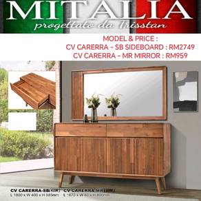 Quality Acacia Wood Sideboard Cabinet