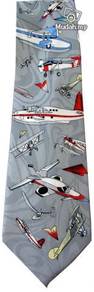 Classic Air Plane Vintage Aeroplane Fancy Neck Tie