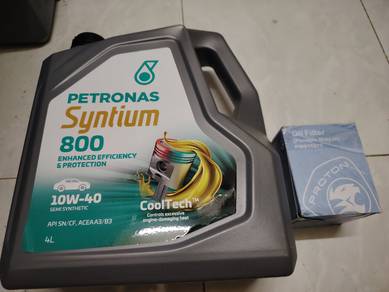 minyak hitam petronas 10w40 free oil filter 