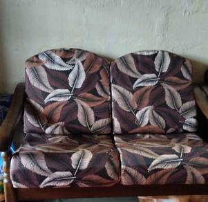 wood sofa